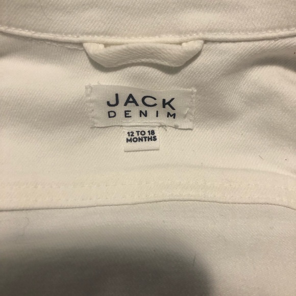 Janie and jack denim puff sleeve jacket - Picture 5 of 6